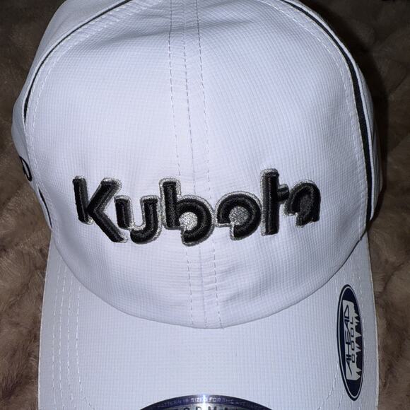 New Kubota Ball Cap, Hat, Authentic Mid-fit, Ahead USA, White under bill. - Picture 7 of 12